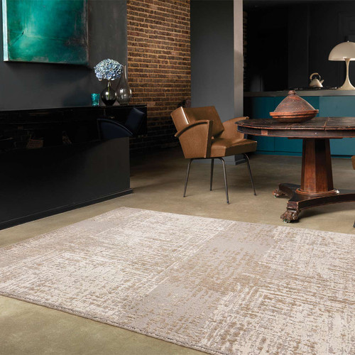 Torino Natural Ivory Premium Wool Rug