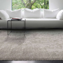 On Sale Grey Silver Shaggy Wool Mix Rug 927 240x340cm