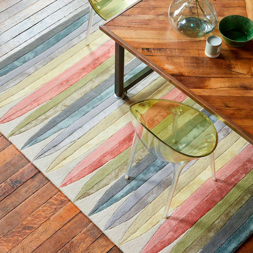 Silky Wool Viscose Pastel Soft Matrix 84 Pod Rug