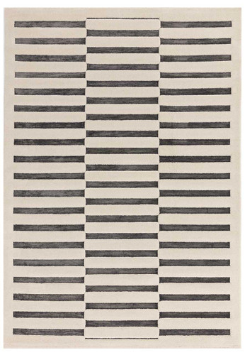 Valley Charcoal Ivory Build Soft Rug