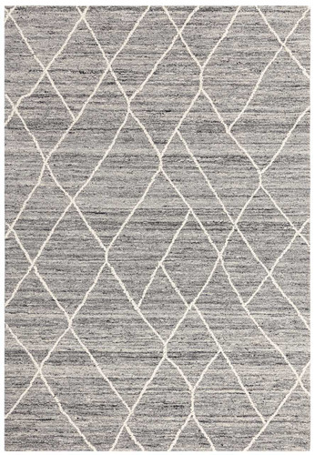 Noah Charcoal Handtufted Indian Wool Rug