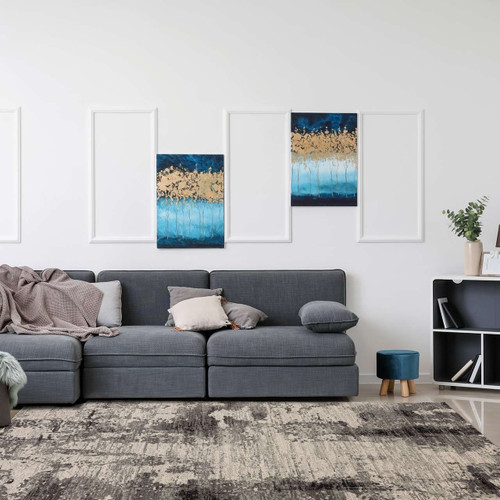 Nova Mirage NV37 Charcoal Grey Rug