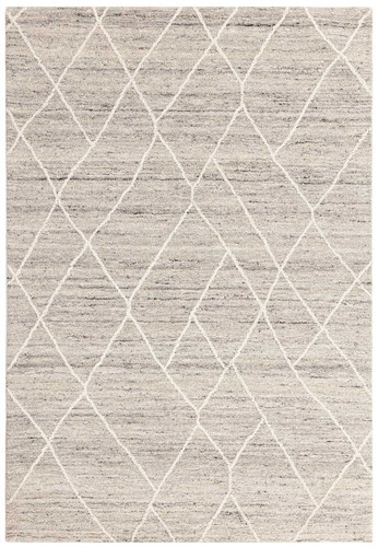 Noah Silver Beige Handtufted Indian Wool Rug