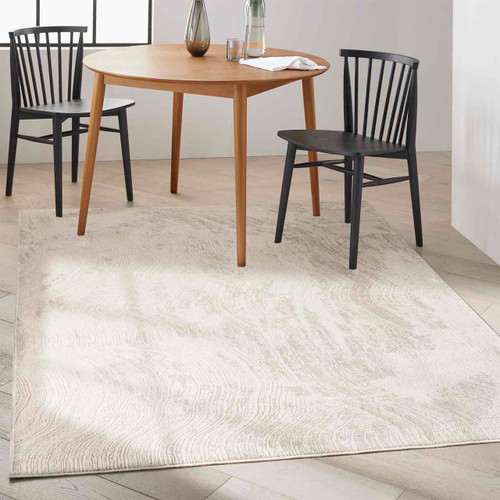 Calvin Klein Irradiant Silver Grey Rug