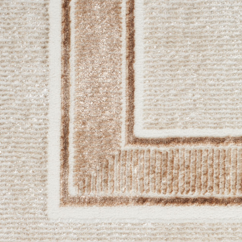 Glitz GLZ08 Ivory Cream Luxury Glossy Rug