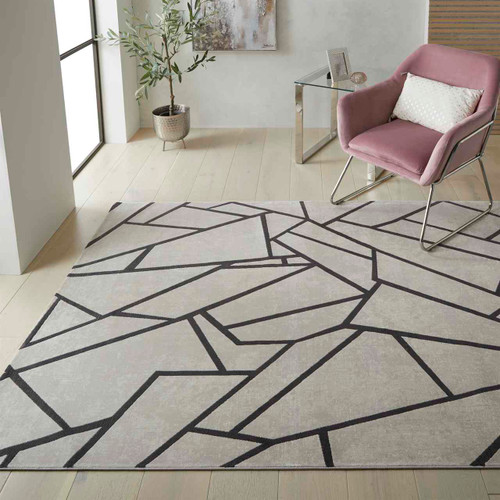 Lugano LUG06 Silky Modern Abstract Rug