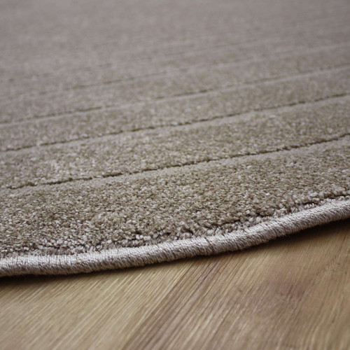 Pebble Shape Beige Floor Rug Geo 9191