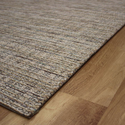 Thin Natural Multi Handwoven Wool Goa Rug 2002