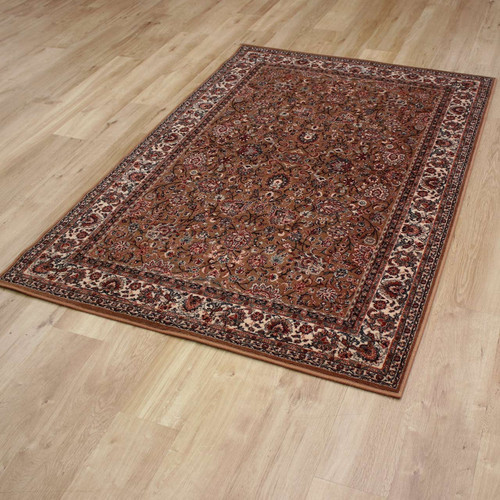 Kashqai Classic New Zealand Wool Brown Rug Runner