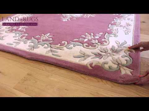 Royal Aubusson rug rose Runner
