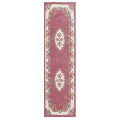 Royal Aubusson rug rose Runner