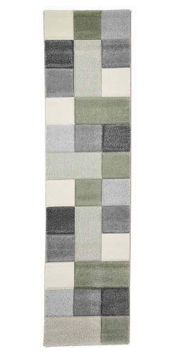 Brooklyn Rug 646 Grey Green Runner