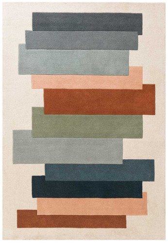 Reef Wool Rug RF32 Stacks Light Multi