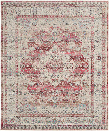Vintage Kashan Red Ivory VKA07 Rug Runner