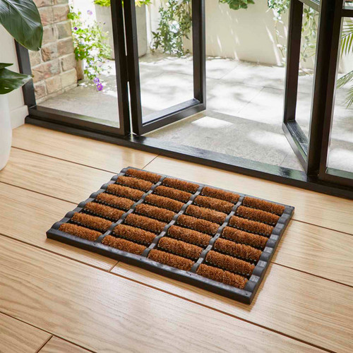 On Sale Rubber Wire Scraper Coir Mat 40x60cm