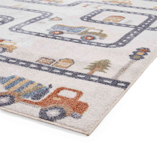 Vida Thin Soft Kids Map Rug