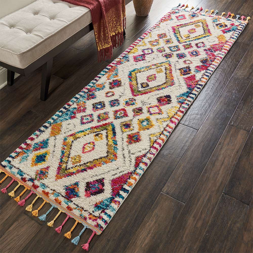 Nomad Ivory Multi NMD02 Rug Runner