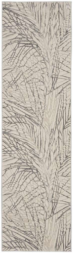 Rustic Textures RUS17 Ivory Grey Abstract Rug Runner