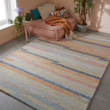On Sale Contours Jagged Geometric Wool Mix Rug 160x230cm