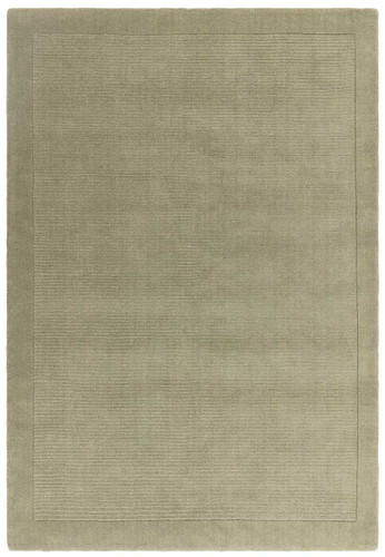 York Sage Green Colour Plain Wool Tufted Rug
