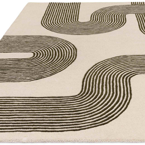 Matrix 86 Arches Forest Ivory Stylish Thick Wool Rug