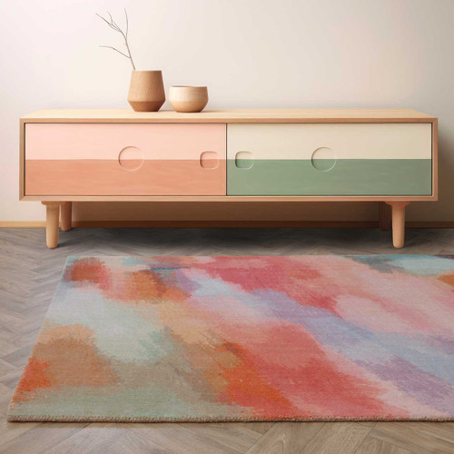 Vision Diffuse Vibrant Colourful Floor Rug