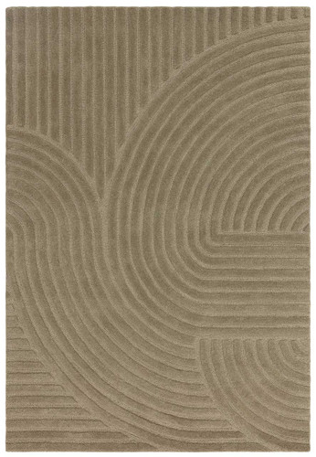 Hague Sage Thick Woolen Rug Hand Tufted