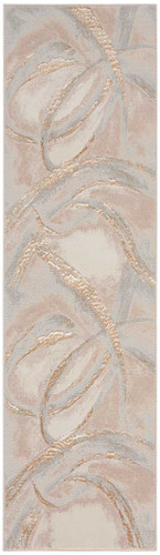 Brush Strokes Rug 01 Metallic Beige Grey