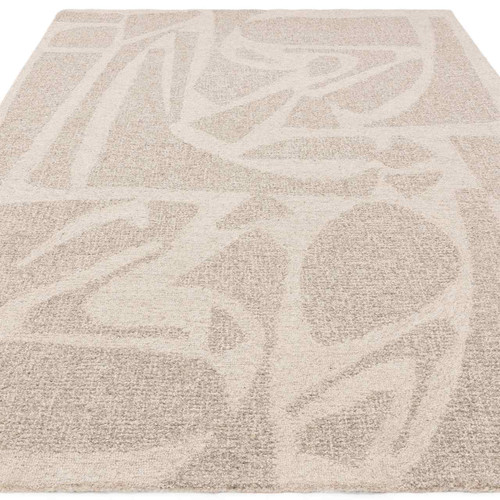 Loxley Linen Loop Pile Hand Tufted Wool Rug