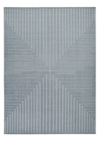 On Sale Maze Thin Soft Blue Plain Rug MAZ104 160x220cm