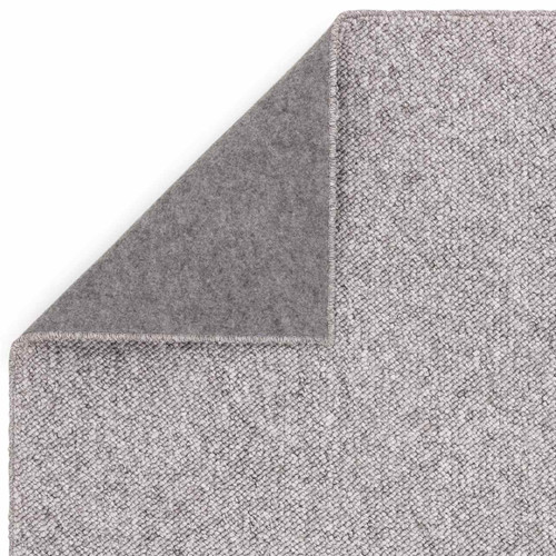 Boden Grey Loop Plain Washable Rug