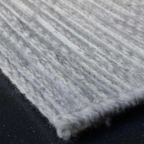 High Line Cream Light Grey wool Rug