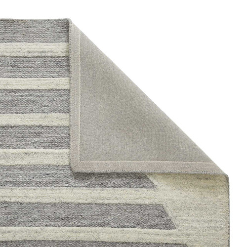 Stellar Ladder Wool Jute 3D Stripe Rug