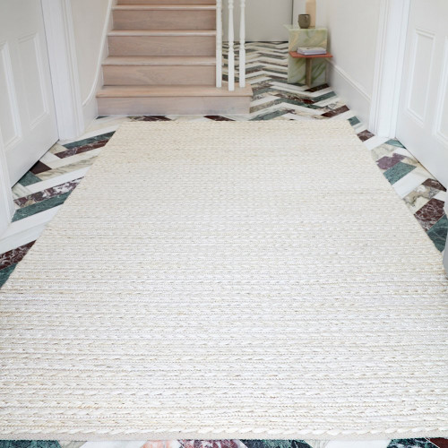 Oakley Blonde White Rug