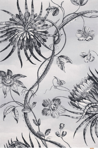 V&A Calisia Talwin Grey Floral Rug