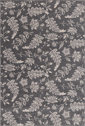 V&A Agnus Versaille Graphite Floral Rug