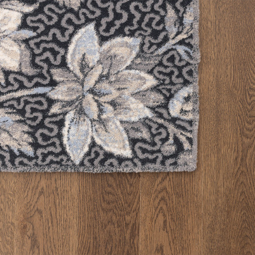 V&A Agnus Versaille Light Blue Floral Rug