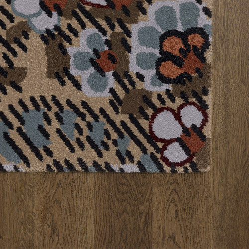 V&A Tempo Paisley Copper Tan Traditional Paisley Rug