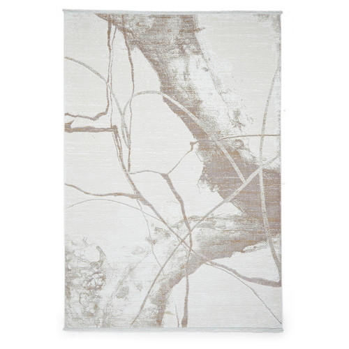 Mirage Cream Grey Modern Abstract Rug