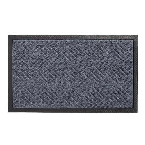 Graphite Diamond Stripes Doormat