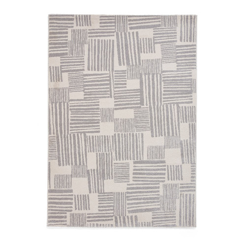 Catherine Lansfield Blocks Abstract Grey Rug