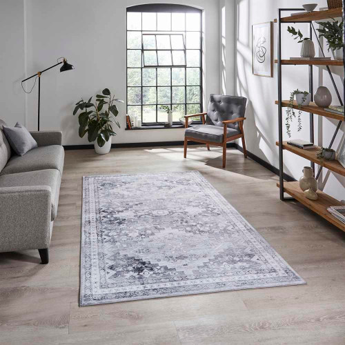 Topaz Rug Classic Grey H1265 Runner