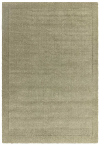 York Sage Green Colour Plain Wool Tufted Rug Runner
