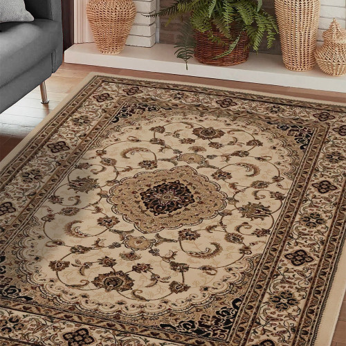 Victoria Traditional Cream Rug