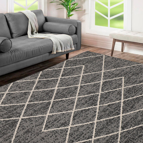 Maestro Berber Grey Contemporary Rug
