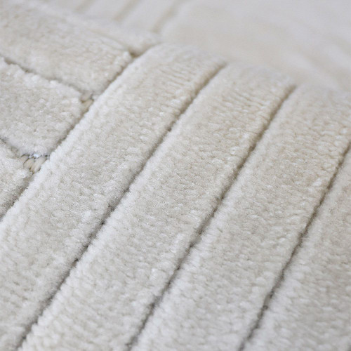 Malmo Knot White Contemporary Indoor Outdoor Rug