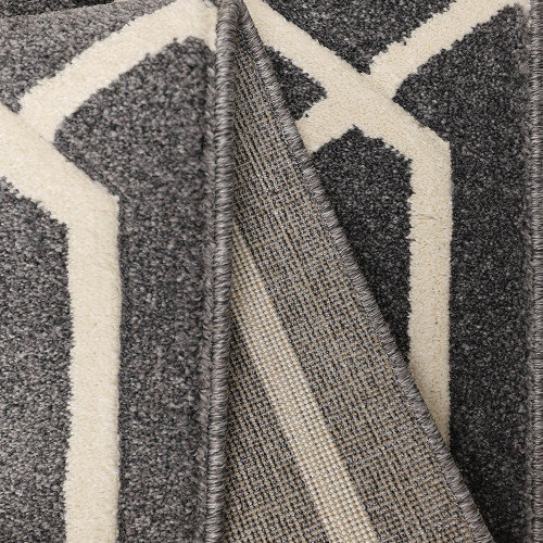 Newport Lattice Grey Rug