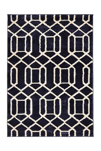 Newport Lattice Navy Rug