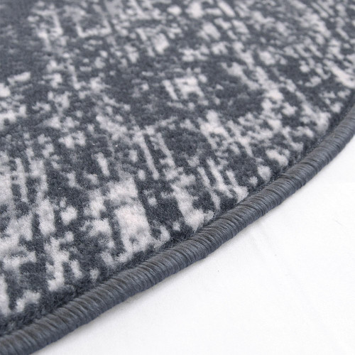 Maestro New Traditional Charcoal Circle Rug