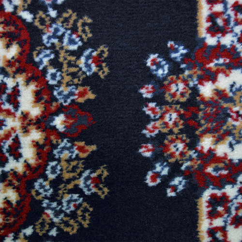 Maestro Traditional Navy Circle Rug